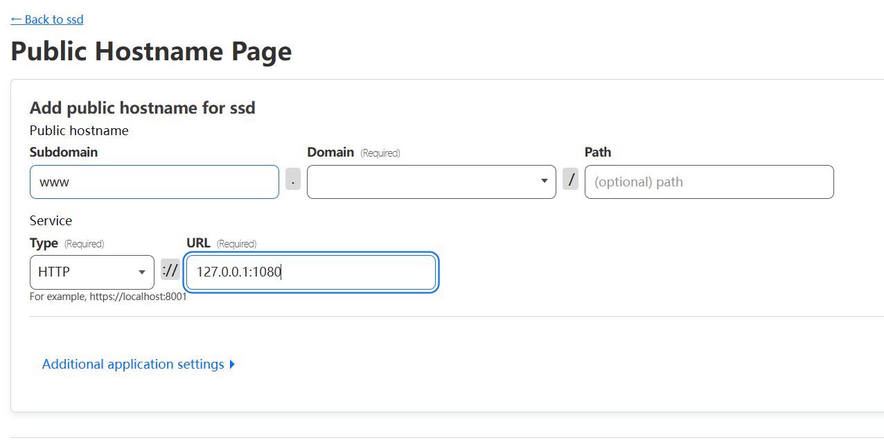 add a hostname 