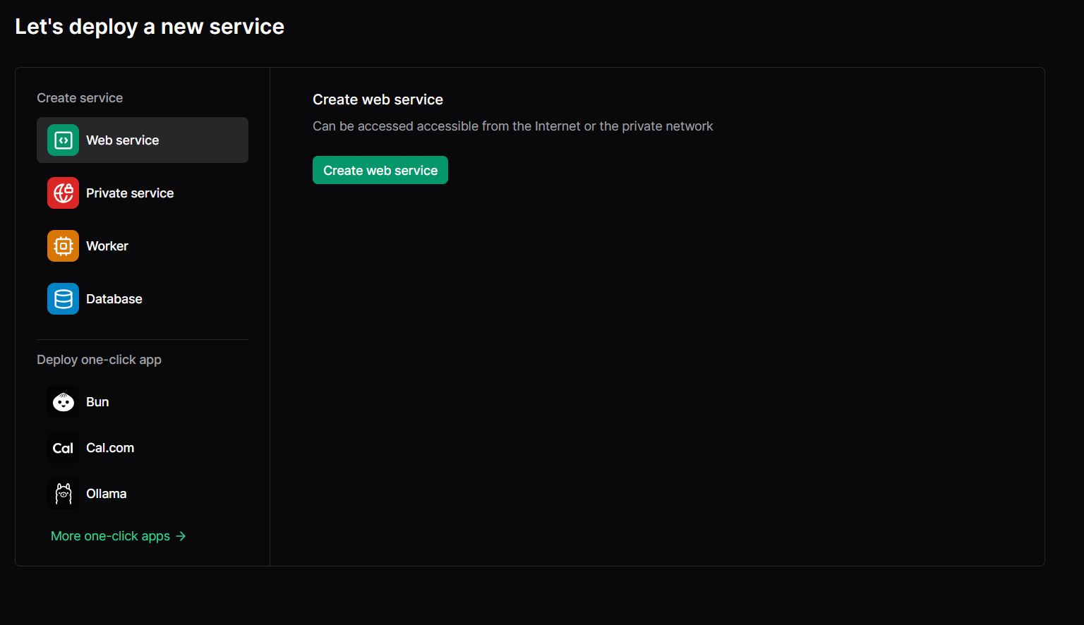 Web service
